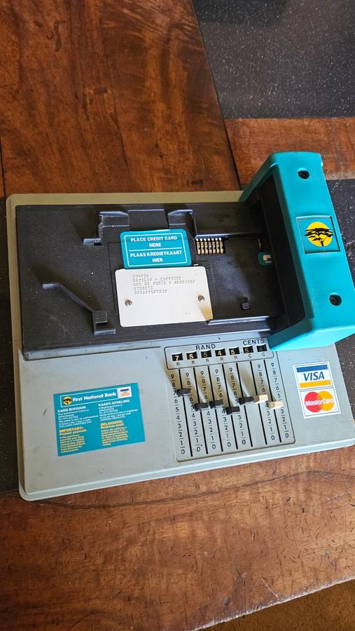 Vintage Credit Card Machine