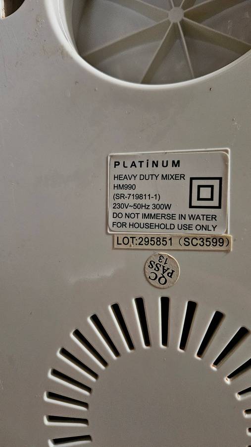 Platinum Heavy Duty Mixer HM990