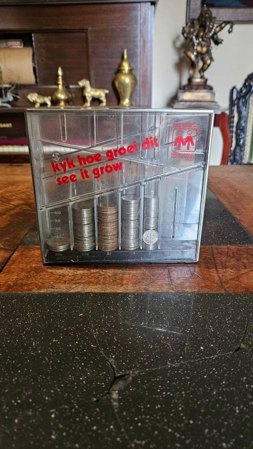 Vintage Saambou National Money bank