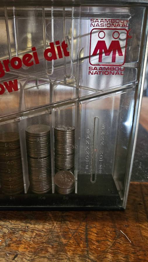 Vintage Saambou National Money bank