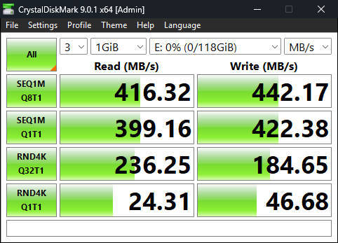 128GB M.2 external SSD drive | USB 3.0