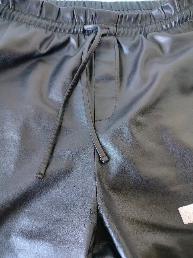 Basketball style pleather shorts by Markham | Size M | Generously sized | Well worn