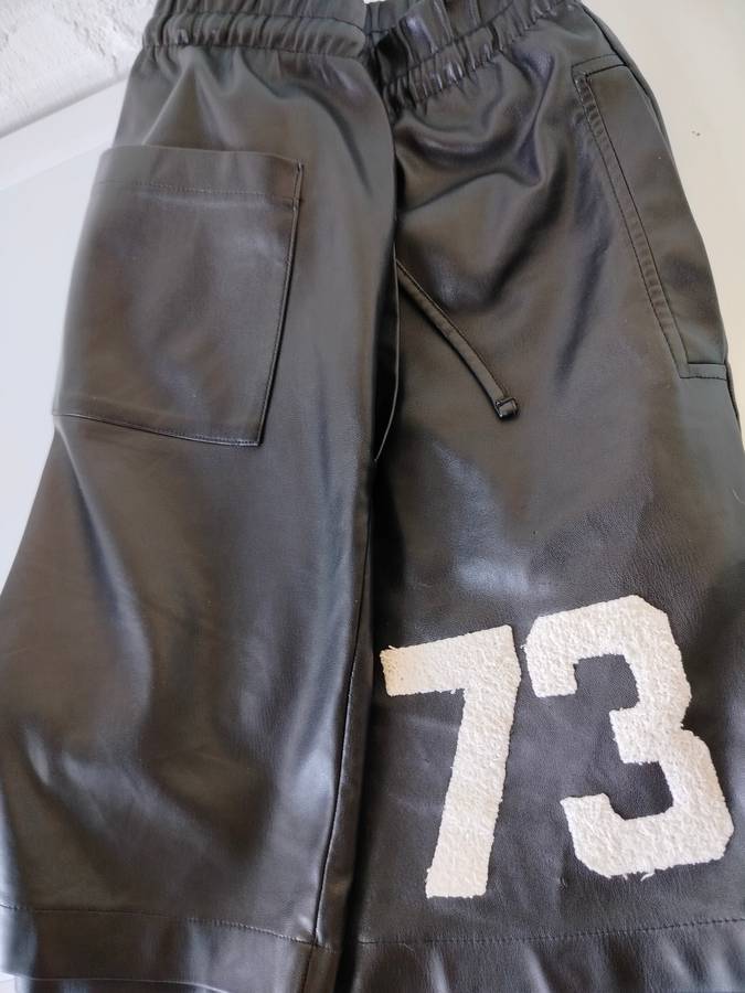 Basketball style pleather shorts by Markham | Size M | Generously sized | Well worn