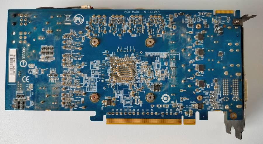 Dead Gigabyte Radeon HD 6850 GPU | For spares or repair | Does not power on