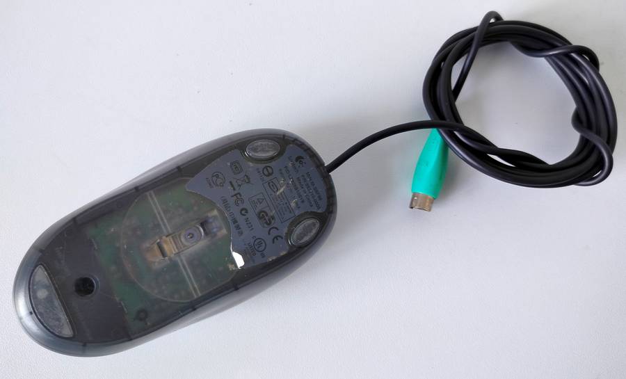 Logitech optical mouse with PS/2 connector