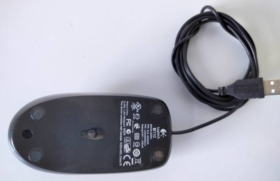 Logitech B110 USB mouse