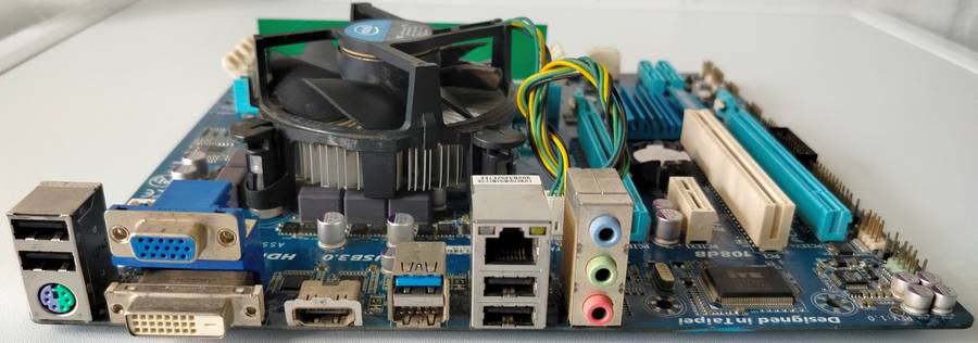 Gigabyte Z77 motherboard + Intel i5-3470 CPU + 2GB DDR3 RAM