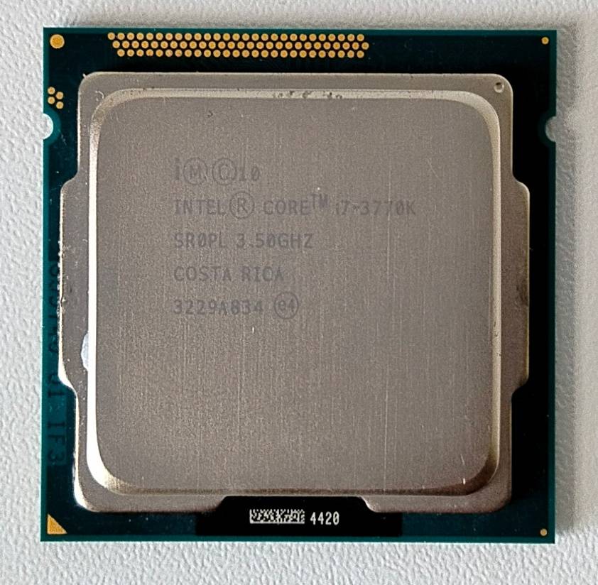 No display : Intel Core i7-3770K | For spares or repair