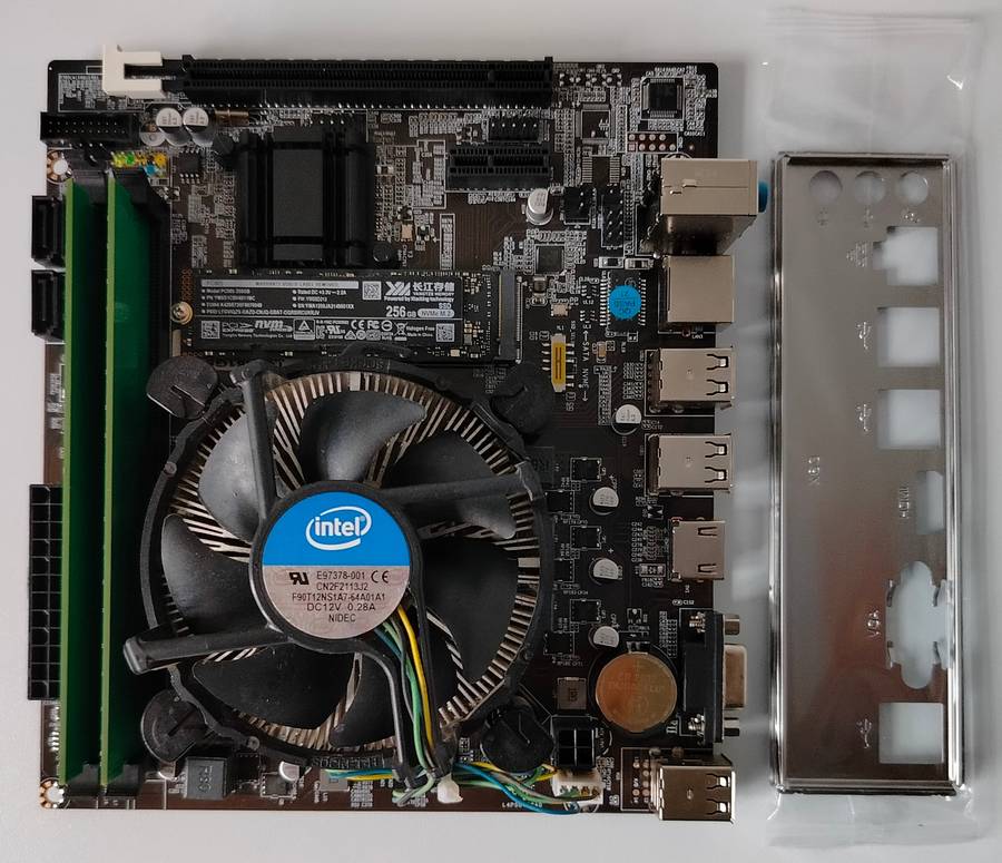 Intel H61M board + Core i7 3770 CPU + 256GB M.2 SSD + 8GB RAM + Windows 11 Pro (activated)