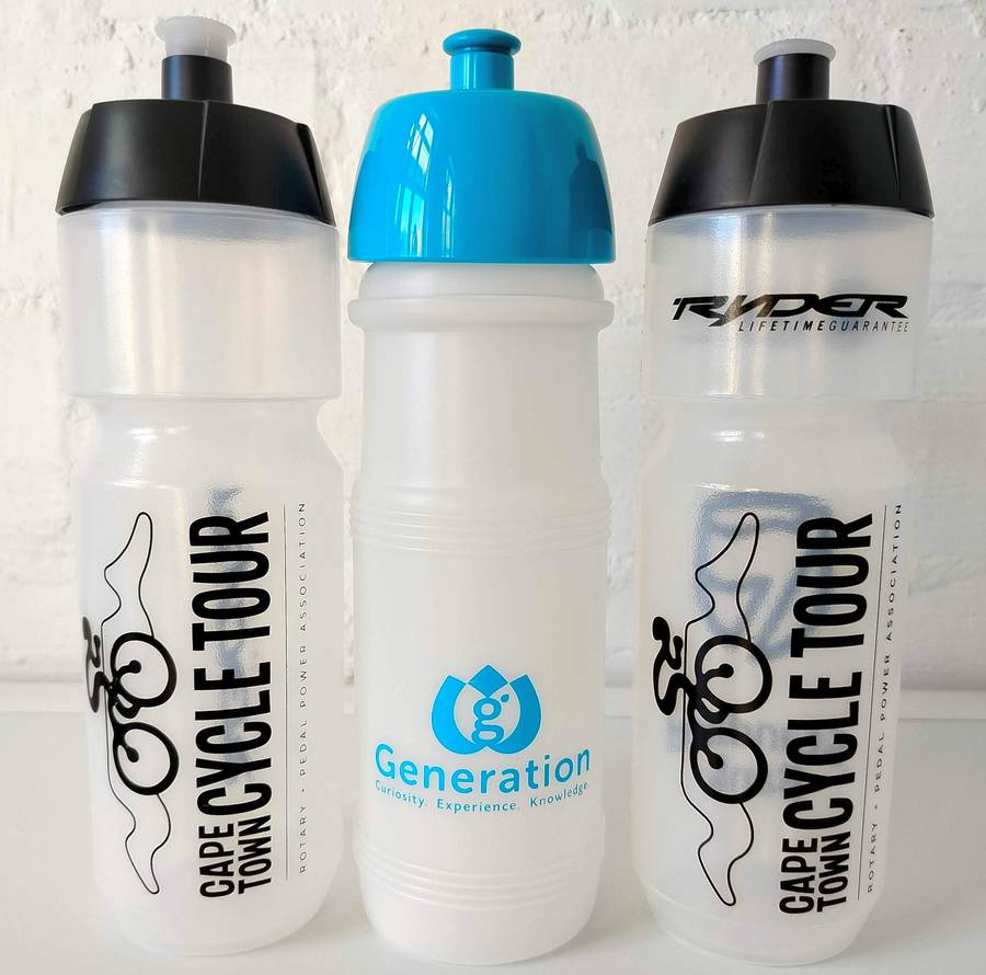 Cape Town Cycle Tour official water bottles | 750ml x 2 | Plus extra bottle