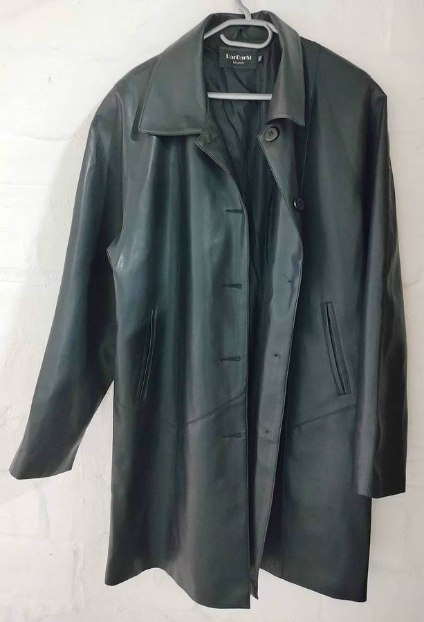 DanDansi XXL faux leather blazer