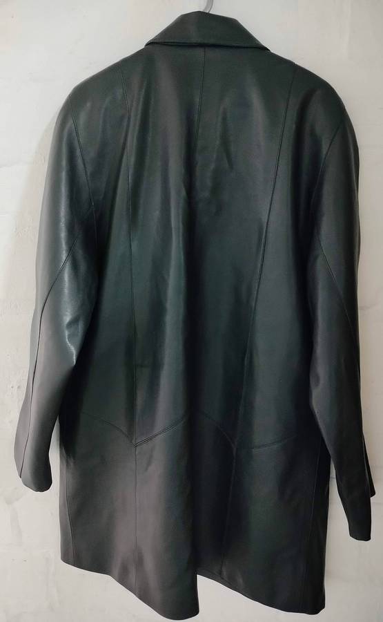 DanDansi XXL faux leather blazer