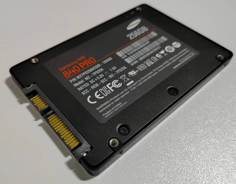 Samsung 840 PRO 256GB SATA SSD | Not EVO | Rare model with 512MB DRAM Cache