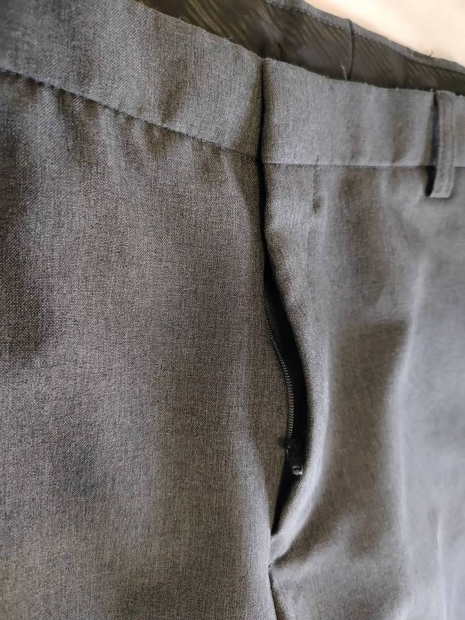 Enzo | navy shirt + grey trousers + black trousers