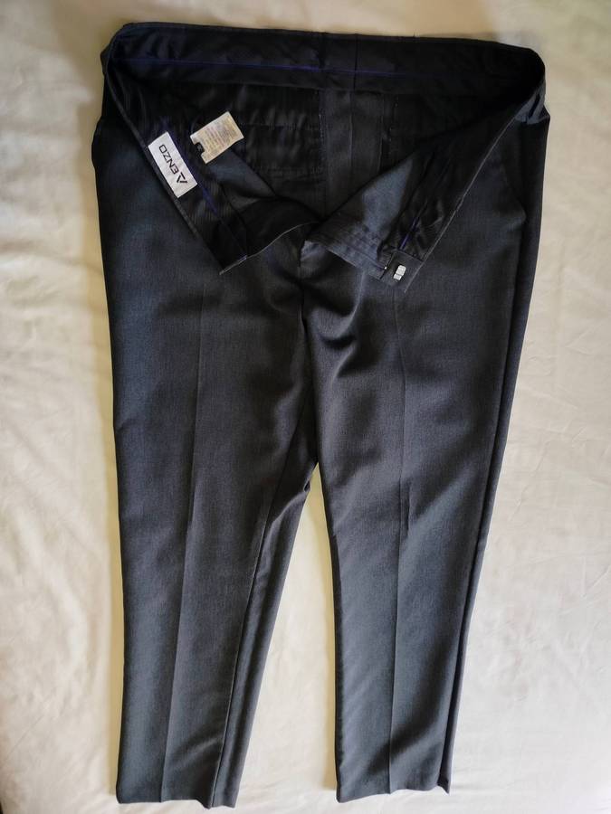 Enzo | navy shirt + grey trousers + black trousers