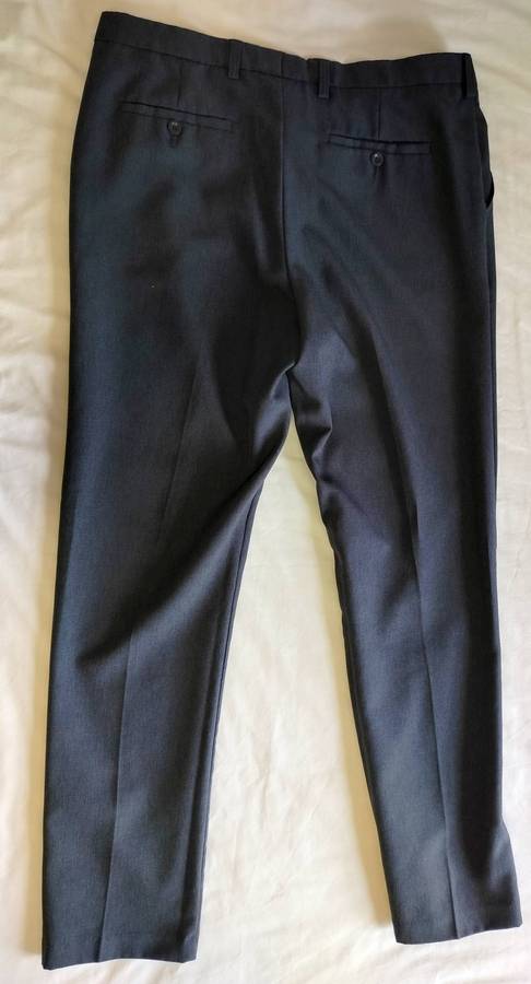 Enzo | navy shirt + grey trousers + black trousers