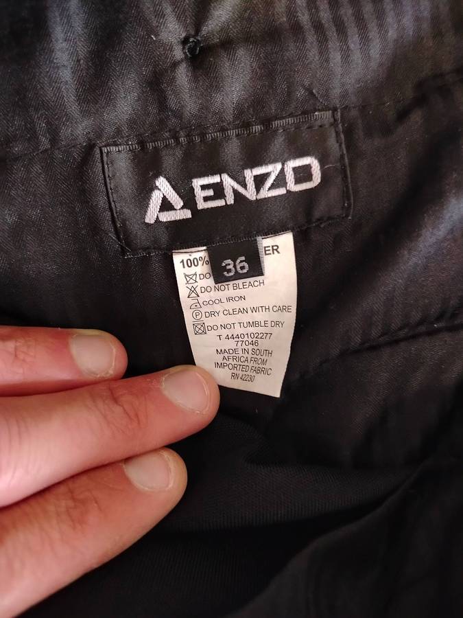 Enzo | navy shirt + grey trousers + black trousers