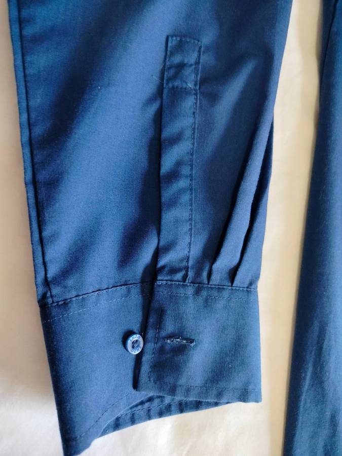 Enzo | navy shirt + grey trousers + black trousers