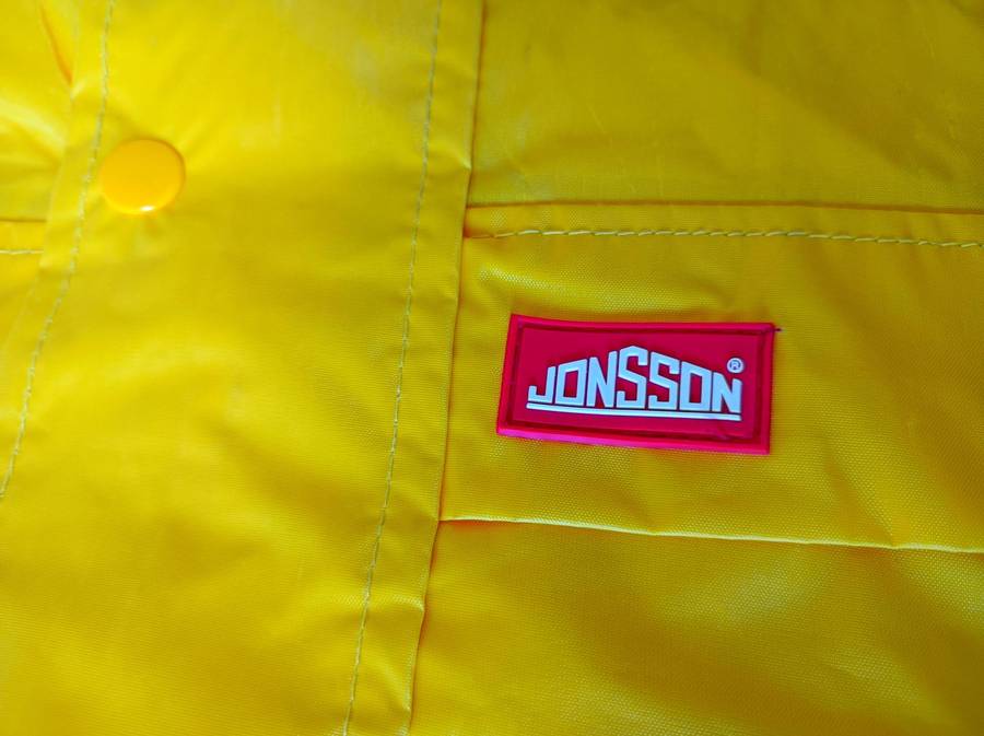 Jonsson yellow raincoat with hood
