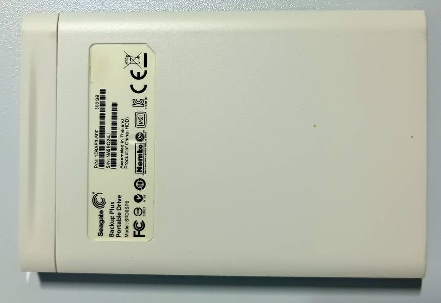 Seagate Backup Plus 500GB External Hard Drive | 100% health