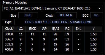 Samsung 8GB DDR3 1600MHz PC3-12800 CL11 RAM (Kingfast branded)