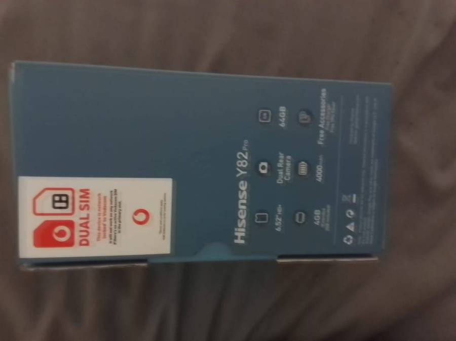 Hisense Y82 Pro 4G Dual Sim 64GB Network Locked (VODACOM)  - Black
