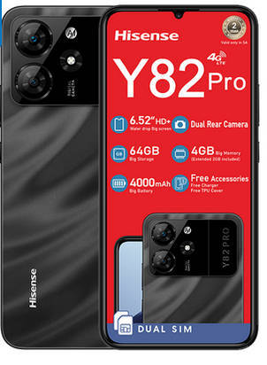 Hisense Y82 Pro 4G Dual Sim 64GB Network Locked (VODACOM)  - Black