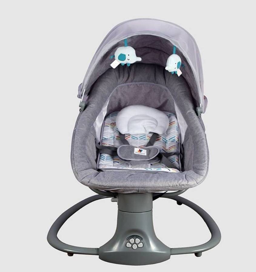 3-in-1 Deluxe Multi-Function Bassinet-Grey