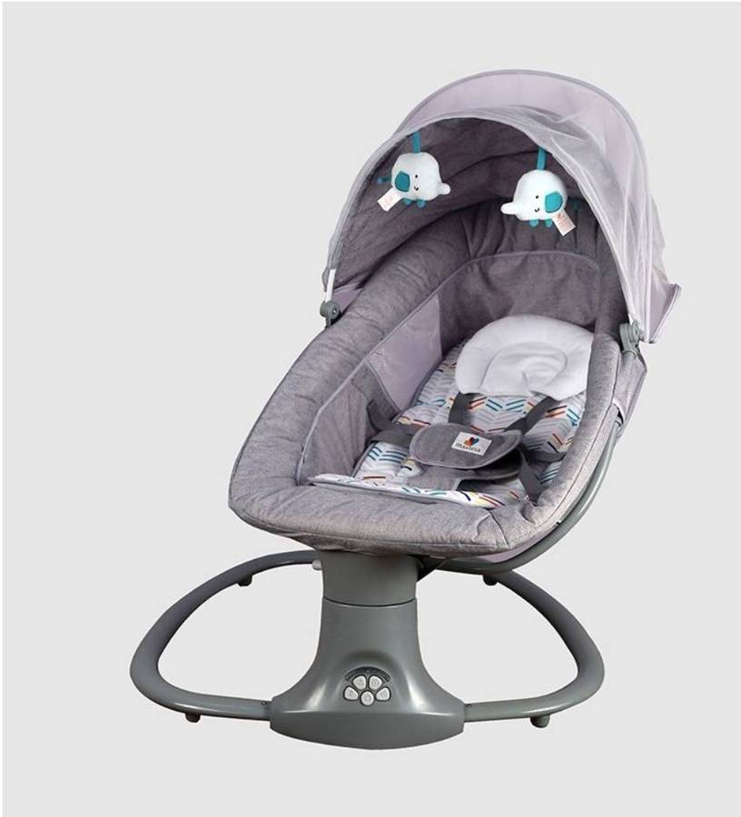 3-in-1 Deluxe Multi-Function Bassinet-Grey