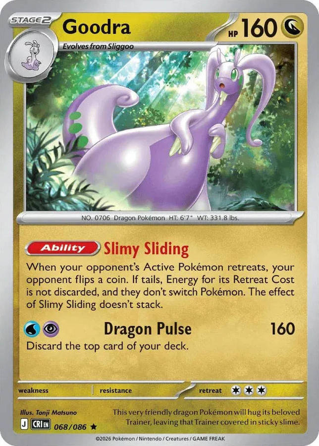 068/086 - Goodra (Holofoil) - Chaos Rising