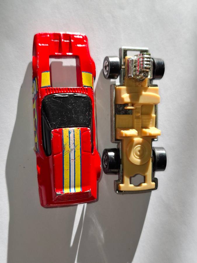 Vintage Hot Wheels 1985 Body Swappers Red Mean Dream Racer