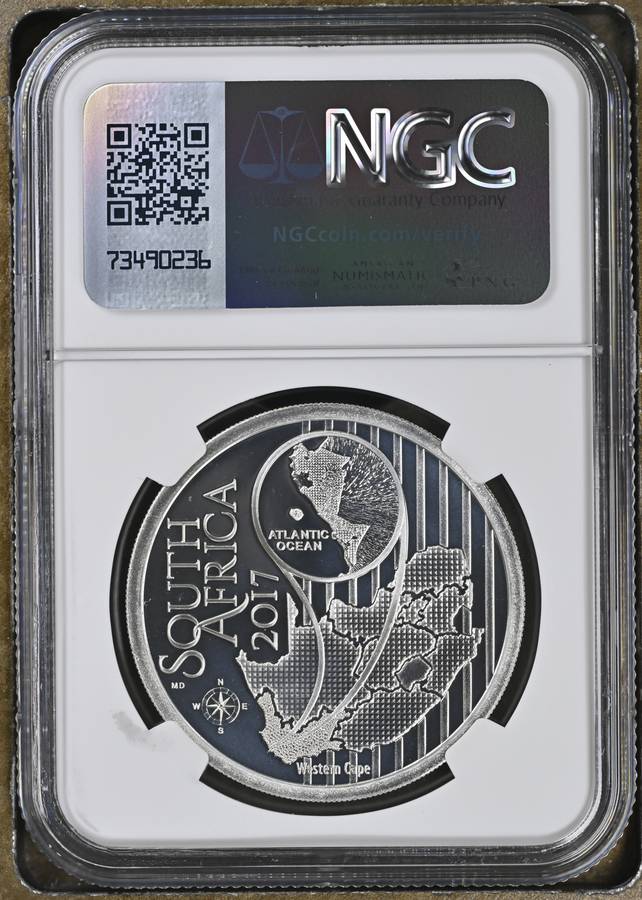 2017 PF69 Silver Proof Hydroprogne Caspia (Caspian Tern) Colorized R10 (1oz Silver)