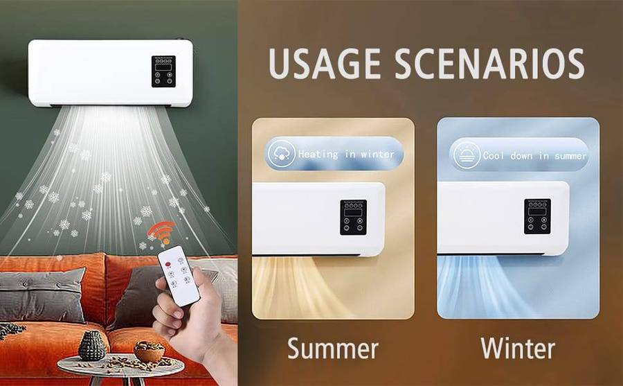 Portable Heater and Air Conditioner Combo