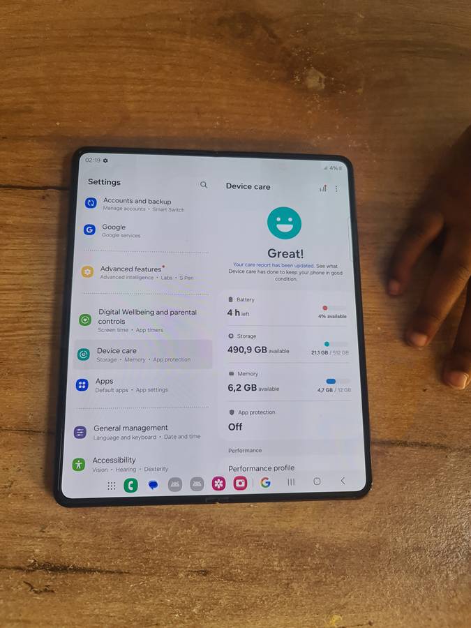 Samsung Galaxy Z Fold 5 512GB Pre owned