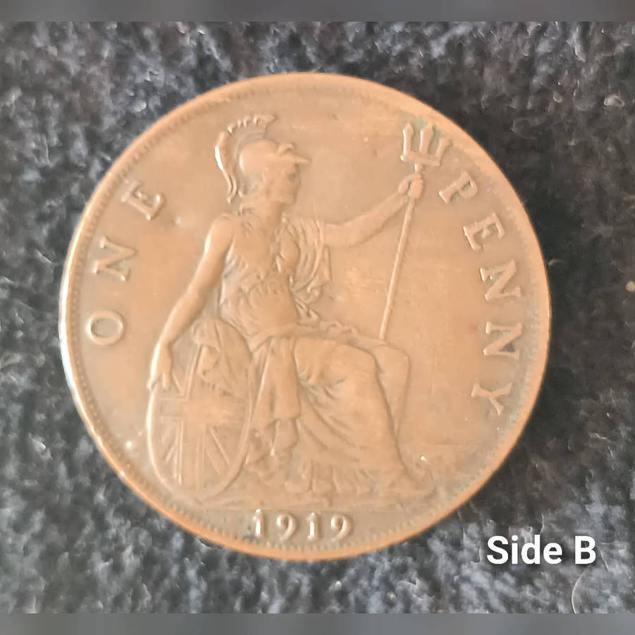 Magician's penny, vintage coin changing trick very rare