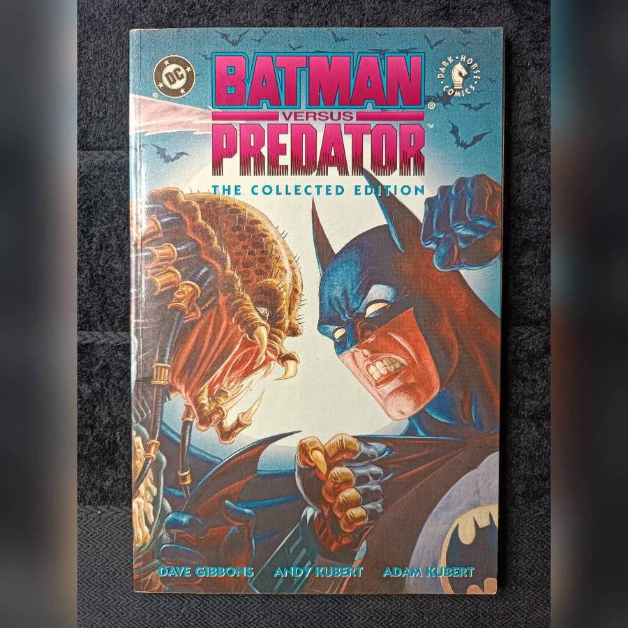 Batman vs Predator, collected series, 1993, rare crossover, first edition, soft cover