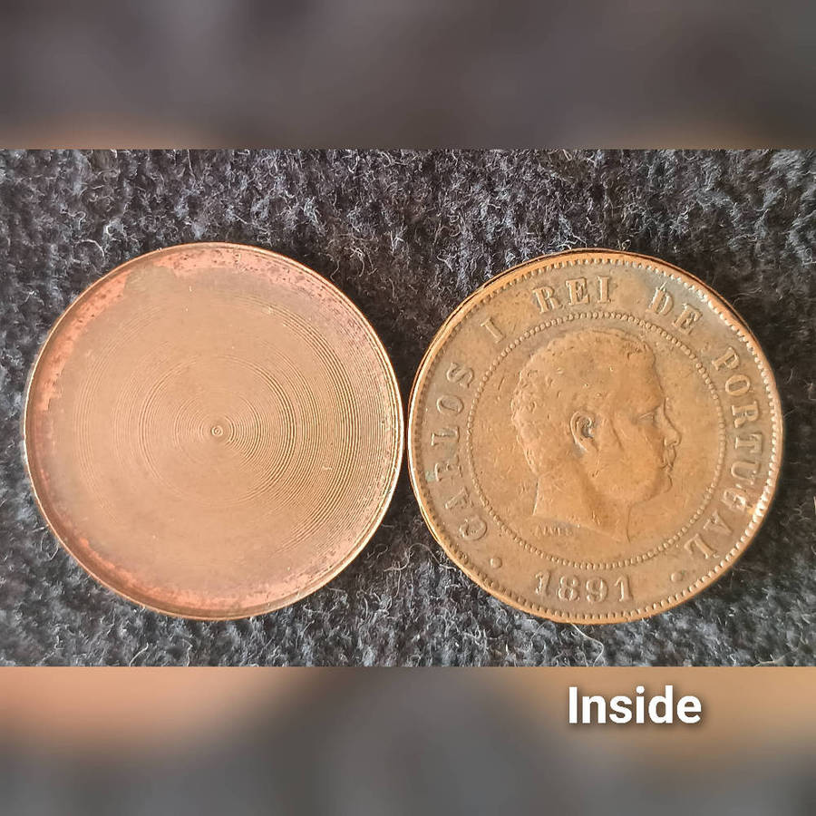 Magician's penny, vintage coin changing trick very rare