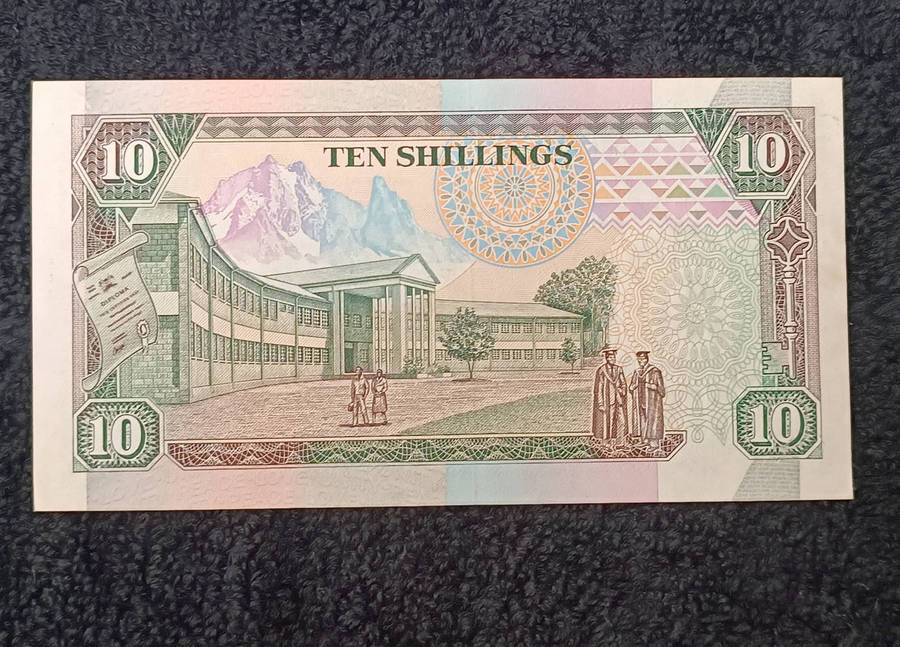 Banknote 10 Kenyan Shillings 1992