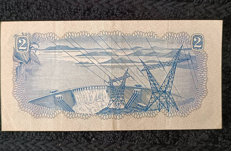 Banknote South Africa two rand 1974