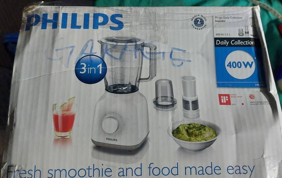 PHILLIPS HARD TO FIND 3 IN 1 BLENDER WORKS PERFECTLY