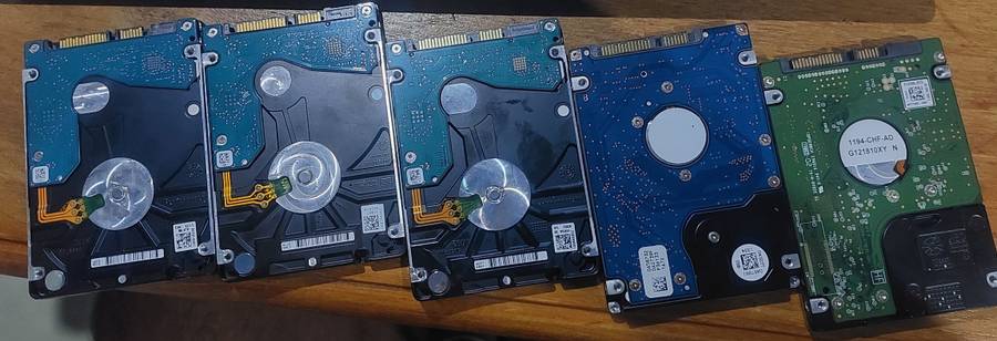 External Hard Drive x 5 - Bid for all