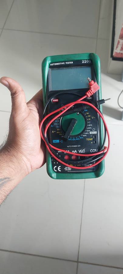 automotive tester including rubber case working   see description