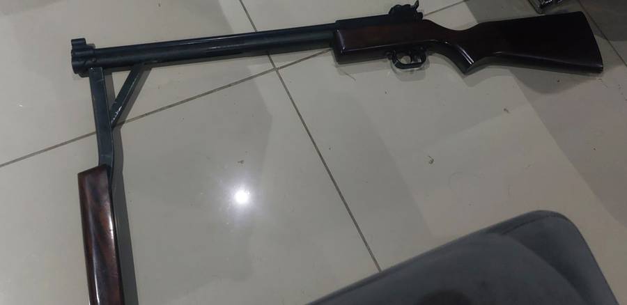 1000 FPS CANNON SUPER VINTAGE AIR PUMP RIFLE / RARE FIND LIKE BRAND NEW VERY POWERFUL BOLT ACTION