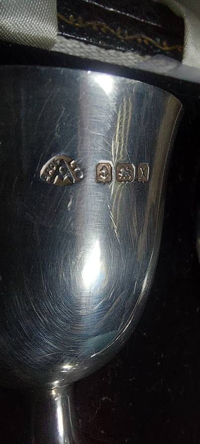 VINTAGE 1920 SOLID SILVER SET