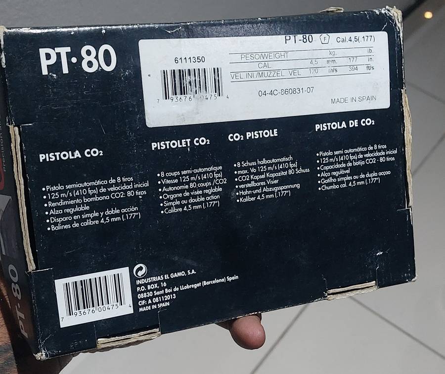 RARE VINTAGE GAMO PT 80 GAS GUN SHOOT BB ROUNDS AND MUSHROOMS PROBABALY NEEDS A SERVICE