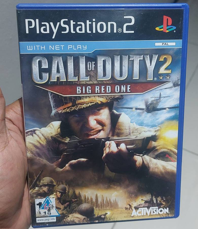 RARE PS 2 GAME  LIKE NEW CALL OF DUTY TOP CONDITION