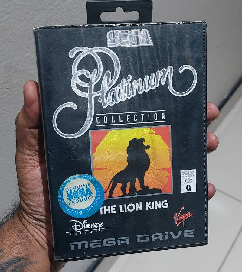 SEGA MEGA DRIVE THE LION KING GAME