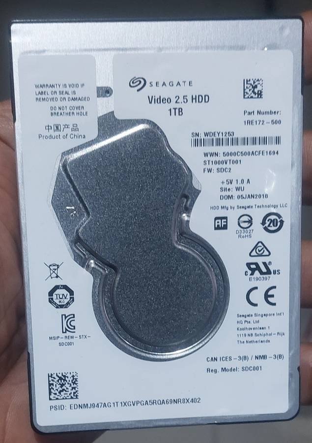 NEW 1TB  HARD DRIVE