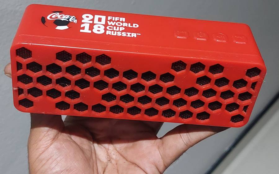 collectable Coca-Cola world cup Bluetooth speaker works 200%