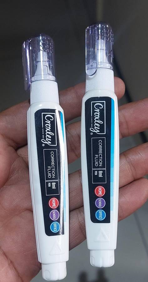 correction pens bid for both (tip-ex)